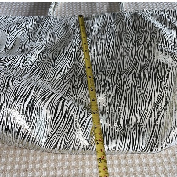 Carlos Falchi tote and handbag great from day to night set in excellent cond - Picture 1 of 12